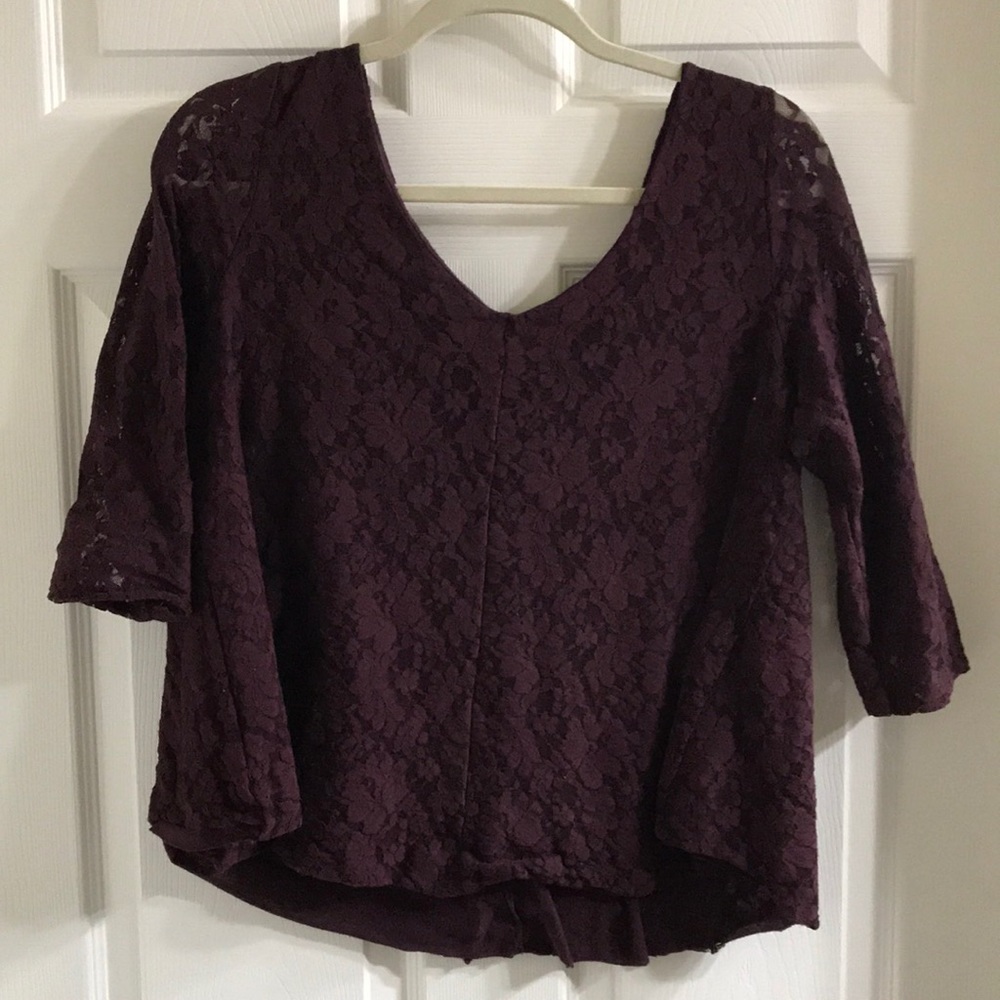 Purple American Eagle top